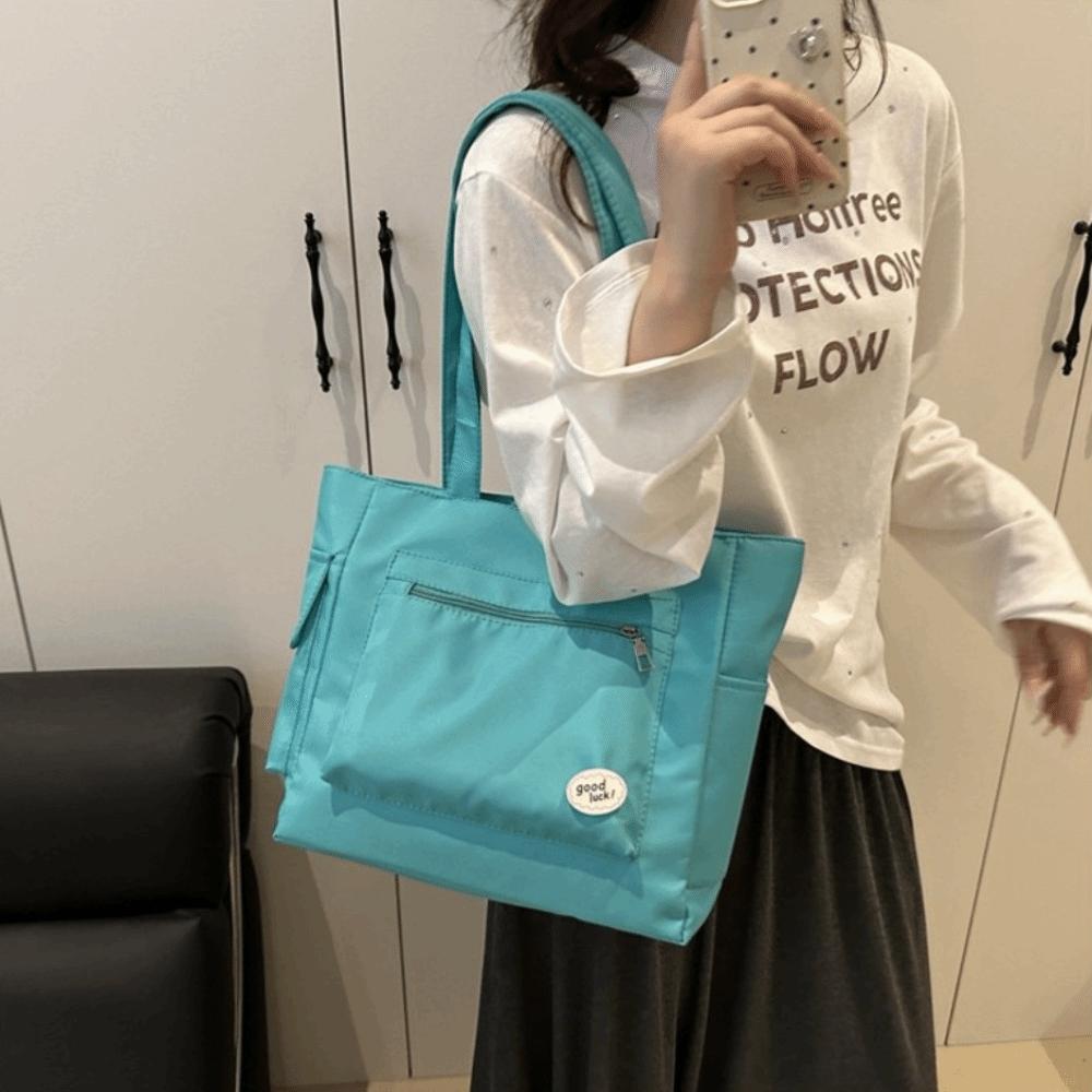 Korean Women's Shoulder Bag Light Weight Student Handbag Trendy Large Capacity Tote Bag Ladies