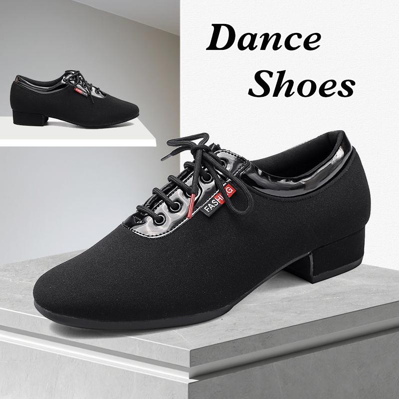 Oxford Cloth Men Adult Modern Dance Shoes Soft Soled Latin Dance Shoes Teacher Shoes
