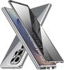 Case for Samsung Galaxy S25 Ultra, Privacy Dual Glass, Silver