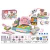 Kids Checkout Page Ice Cream Sushi Colored Clay Play-Dough Toy, Ultra-Light Clay Ice Cream Tool Set