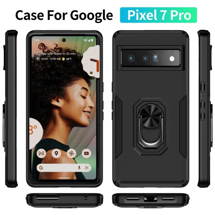 Applicable To Google Pixel 9Pro Ring Armor Anti-Drop Phone Case Pixel10a Pioneer Bracket Case