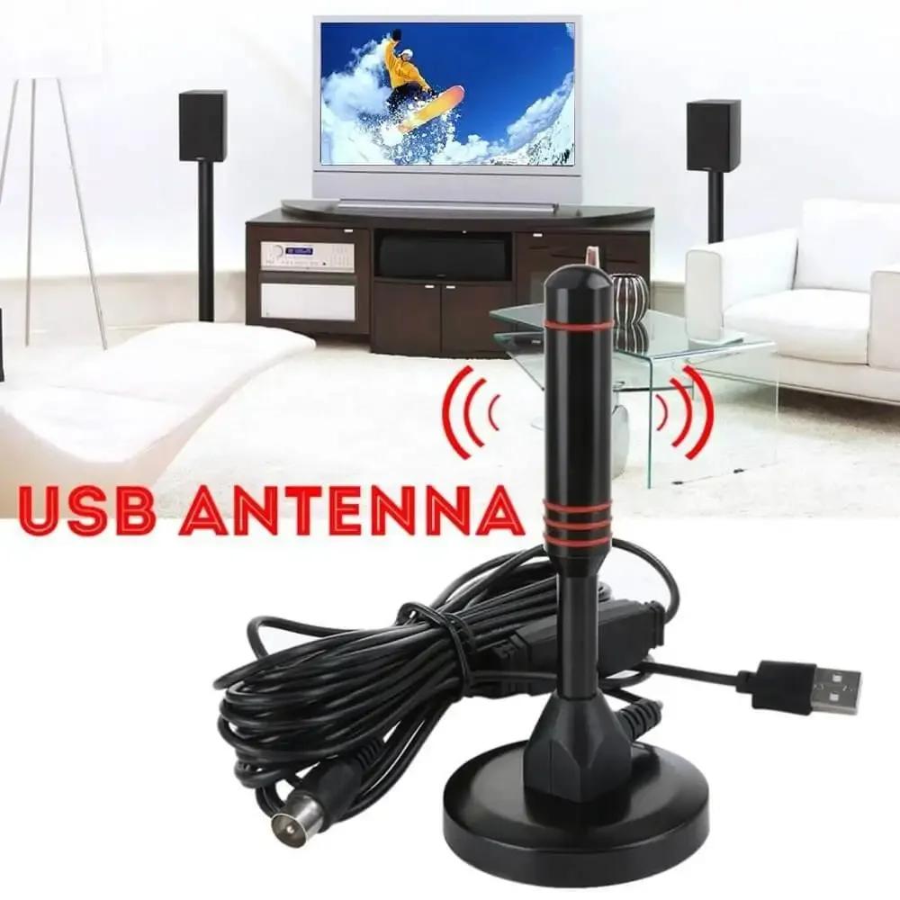 HD Digital TV Antenna Indoor Amplified - 200 Miles Ultra HDTV with VHF/UHF Amplifier (Outdoor-Compatible)