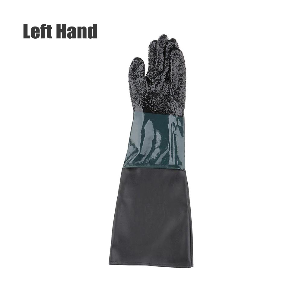 

1pcs Left /Right Hand Sandblasting Gloves 23.6×11.8Inch Work Gloves For Sandblaster Sand Blast Cabinet Special Gloves