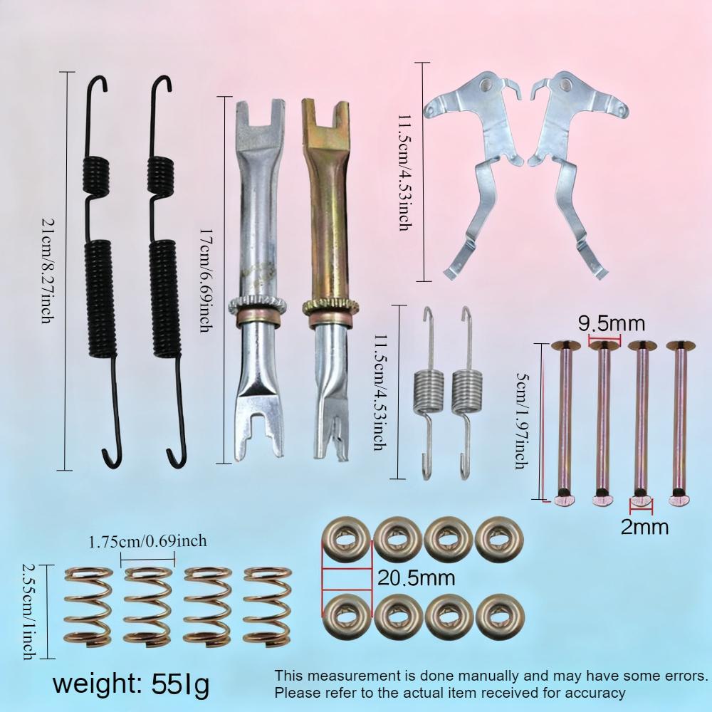 Car Rear Brake Repair Tools, Handbrake Brake Adjustment Tension Spring Pin Tool Set,Brake Repair Kit