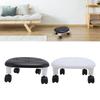 Low Rolling Stool with Wheels Ergonomic Heavy Duty Short Rolling Seat for Bedroom Living Room