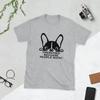 Frenchies - Becuase People Suck Funny Dog Lovers Short-Sleeve Unisex T-Shirt