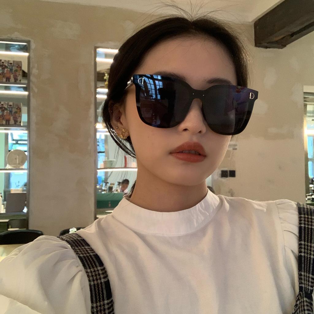 Fashion D Letter Sunglasses Driving, Black Frame Face Glasses, Sunglasses, Women'S Sunshade Glasses, One Piece Is Sent On Behalf Of Others.