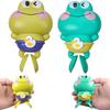Wind-Up Swimming Frog Bath Toys for Toddlers, No Battery Mold-Free ABS Montessori Water Toy for Kids