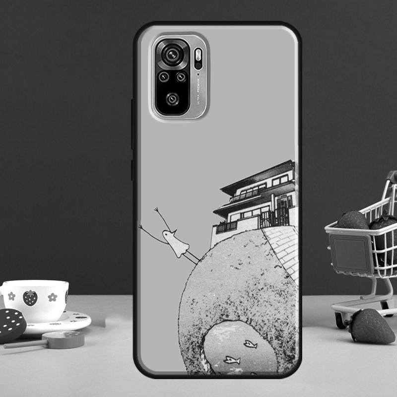 Oyasumi Punpun Hülle für Xiaomi Redmi 10 9 9A 9C 9T Rückseite für Redmi Note 11 Pro 8 9 10 Pro 9S 10S 11S
