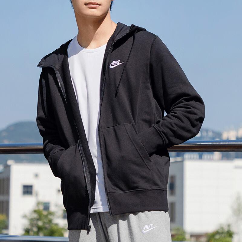 Nike Giacca in Spugna con Cappuccio da Uomo a Maglia BV2649