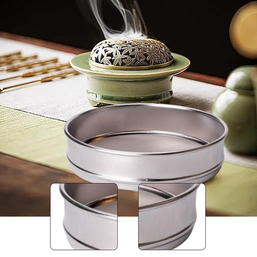 Stainless Steel Flour Sieve for Baking Bread, Fine Mesh Strainer, Round Flour Sifter, Kitchen Tool Lab Sieve