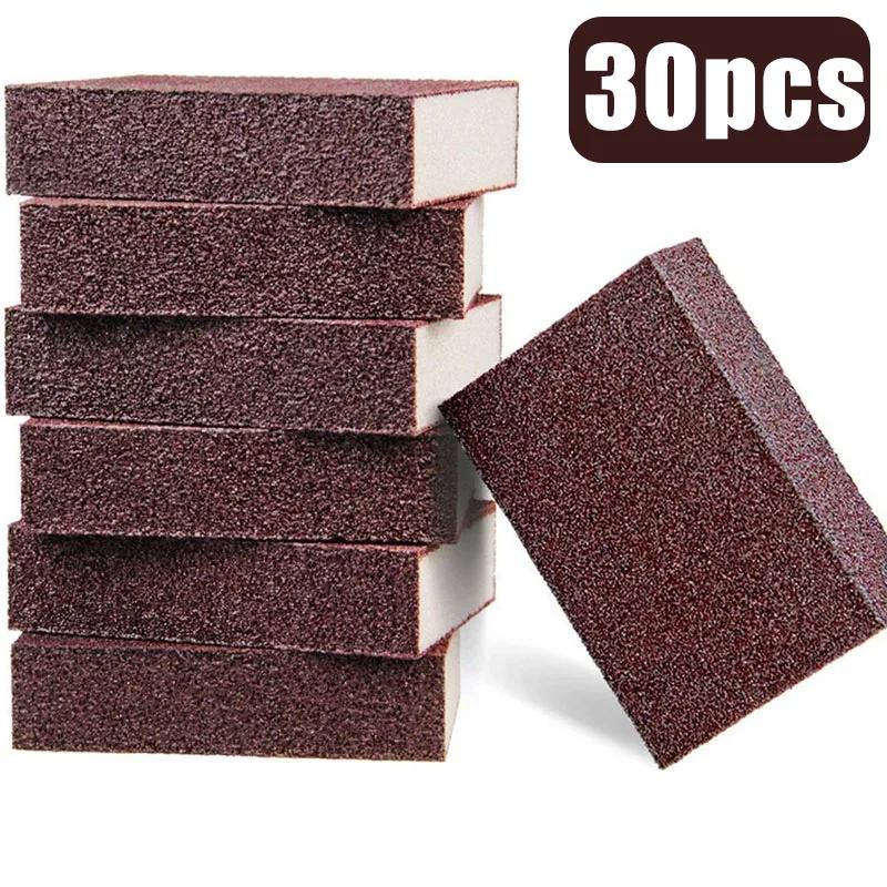 50pcs Spongen Nano Eraser Rust Remover Brush Dish Pot Cleaning Emery Descaling Clean Rub Pots Kitchen Tools Gadgets Accessories