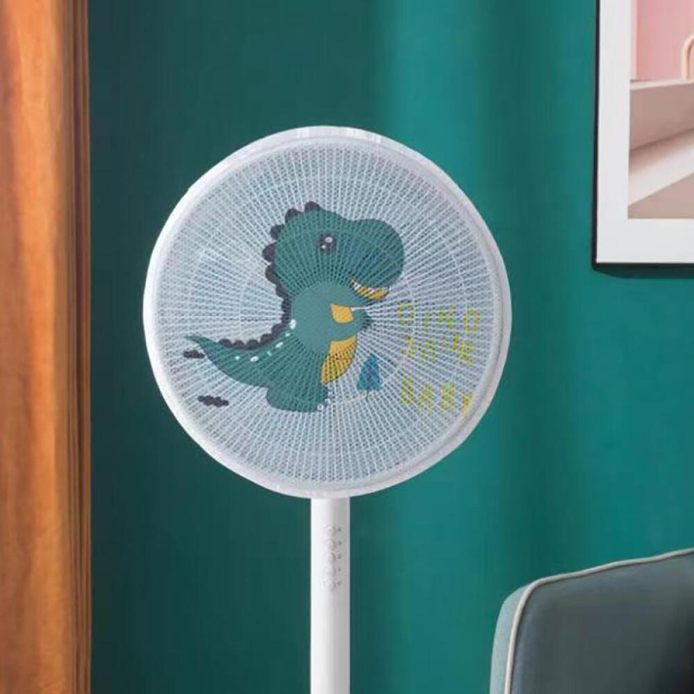 

Full Coverage Fan Safety Cover, Anti-Pinch Hand Protector Mesh Dustproof Design, For Baby Kids Children Home Electric Fan Use 40cm