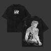 Hanma Baki Print T-shirt Anime Baki Clothing Men Women Cotton Tshirts Retro Washed T Shirt Harajuku Male Casual Loose Tops