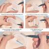 1 ks pravítko pro mapování obočí tvarovací pravítko na obočí rychlé kreslení za 1 minutu design obočí snadný nástroj mikroblading permanentní make-up šablony