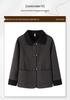 Elegant Woolen Lapel Jacket for Middle-Aged Mothers - Spring/Autumn Fashion Top