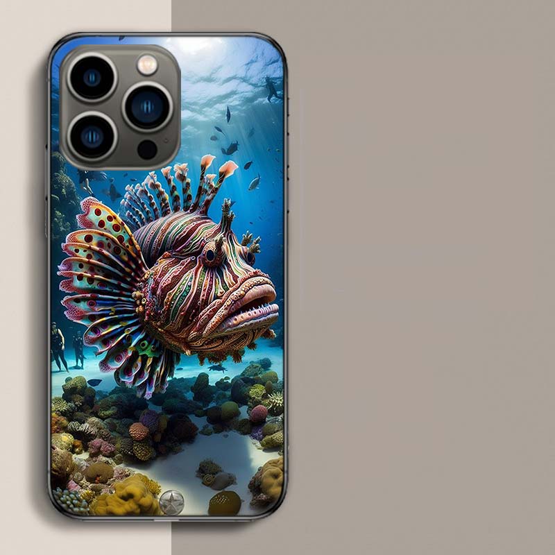 

Clown Fish in the Sea or Ocean Phone Case For Iphone 17 Air 15 Pro 14 Plus 16 Pro Max 17E 16E 12 13 Mini 11 Cover Cute Fundas iPhone 16