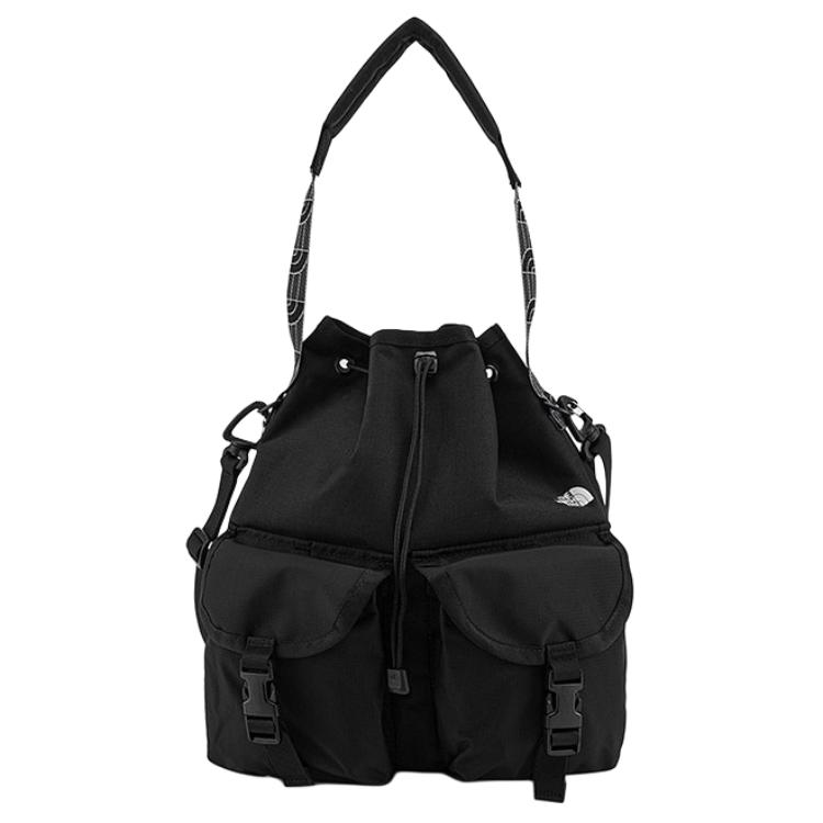 

The North Face Earth Day Series Drawstring Closure Functional Material Shoulder Bag Unisex Shoulder Bag Cosmic-Black 8HNT-SSD22601-JK3 Cosmic Black