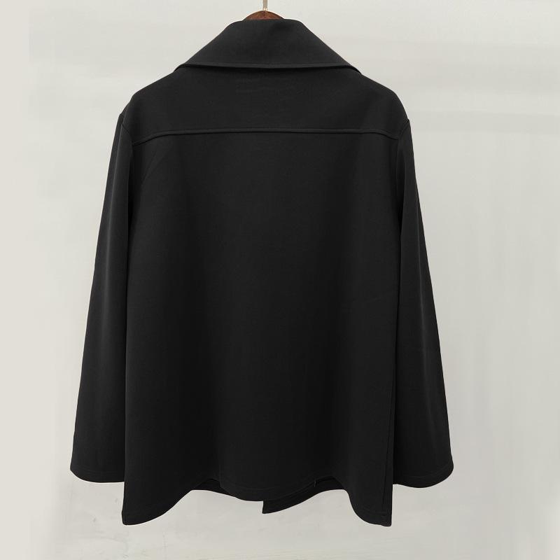 Autumn and Winter New Trench Coat Business Men's Woolen Mid-length Trench Coat Double Breasted Casual Trench Coat