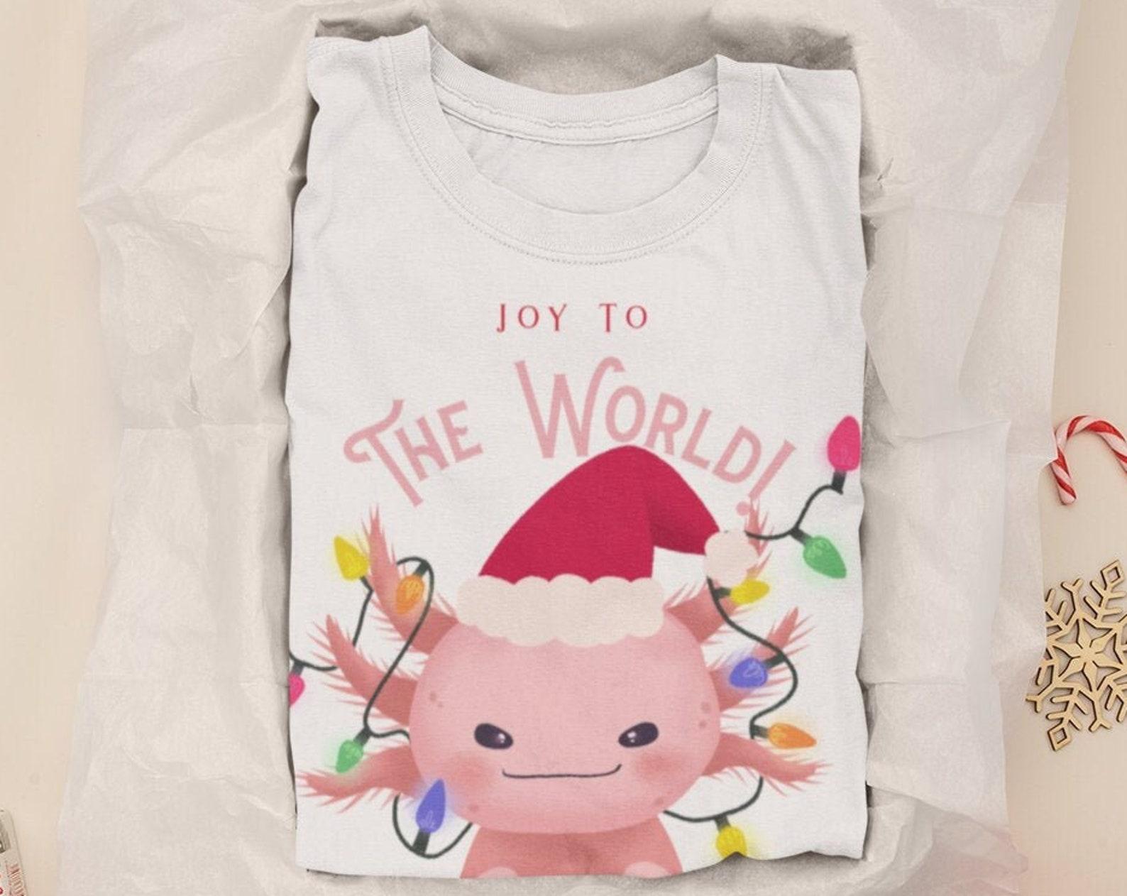 Axolotl T shirt - Christmas T shirt - Christmas Axolotl - Christmas T shirts - Funny Christmas T shirts - Christmas Gifts 3XL