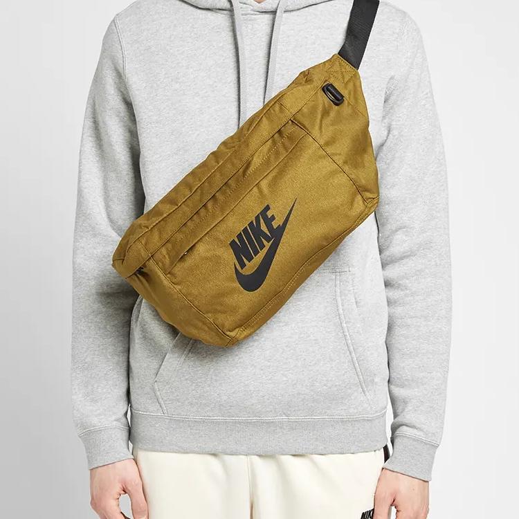New Nike Polyester Sling Bag, Fanny Pack Small Size Unisex Olive Green BA5751-368