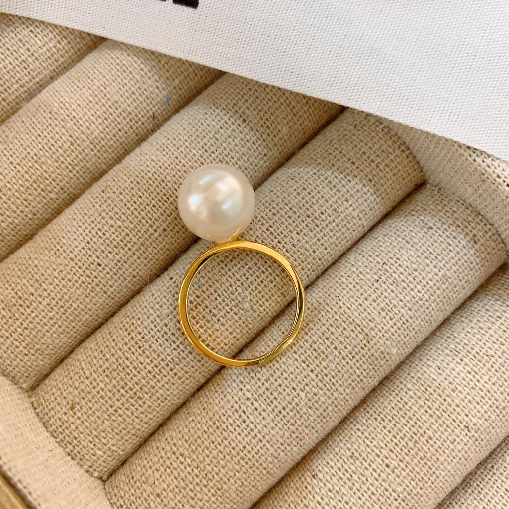 French Romantic Style Niche Design Temperament Blogger With High Sense Ring Retro Simple Resin Brown Ring