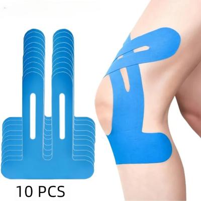 10PCS Kinesiology Tape for Knees,Waterproof & Elastic,Breathable Knee Tape,Athletic Tape Provide Support & Stability for Running