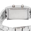 Men's LED Watch Ique Binary Time Mode Display Convex Arc Structure Silver Electronic Wristwatch (Small 8x26cm)