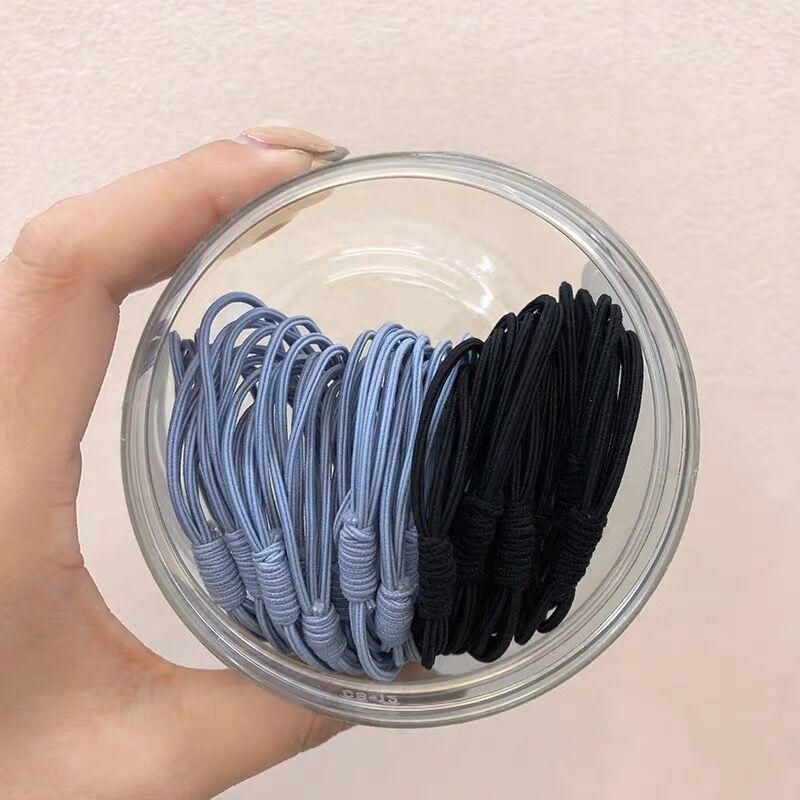 Korean Style 20-Pack Hair Bands: Chic Ponytail Accessories for Trendy Hairstyles
