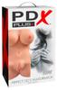 PDX Plus - Trunchi realist de culoare cărnii cu sâni, anus și vagin