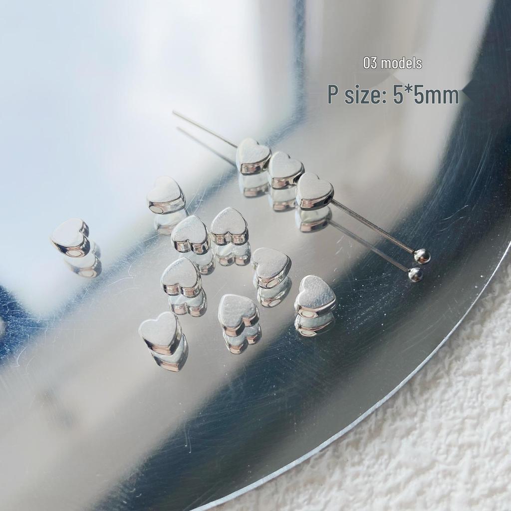 Mini Star & Heart Beads with Moon Pendant & Butterfly Alloy for DIY Crafting