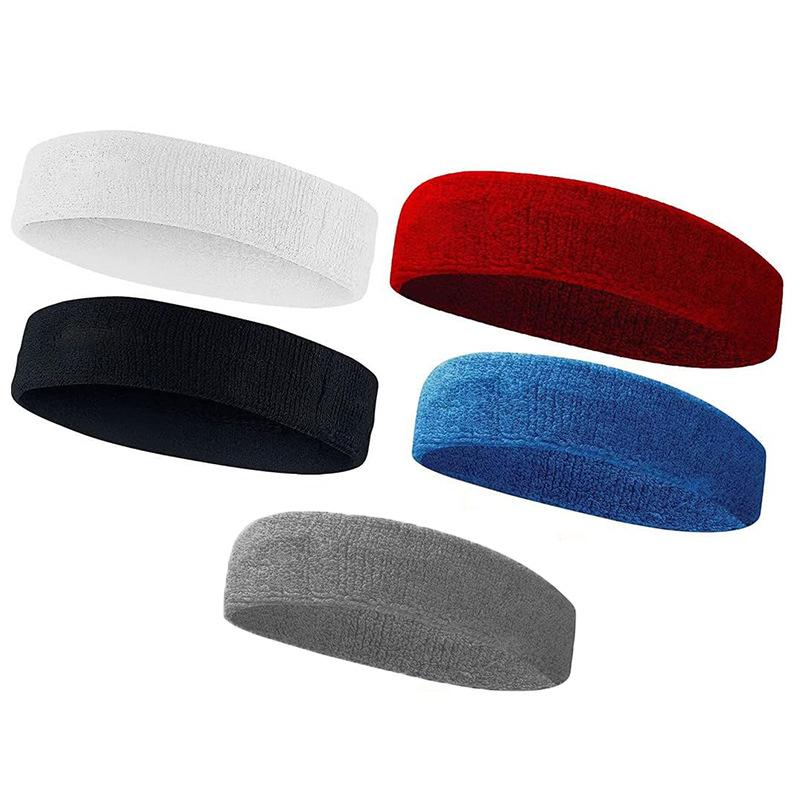 Sports Towel, Headband, Running Sweat-absorbing Outdoor Yoga Headband, Headband, Head Protector, Solid Color Fitness Elastic Sweat Guide Belt