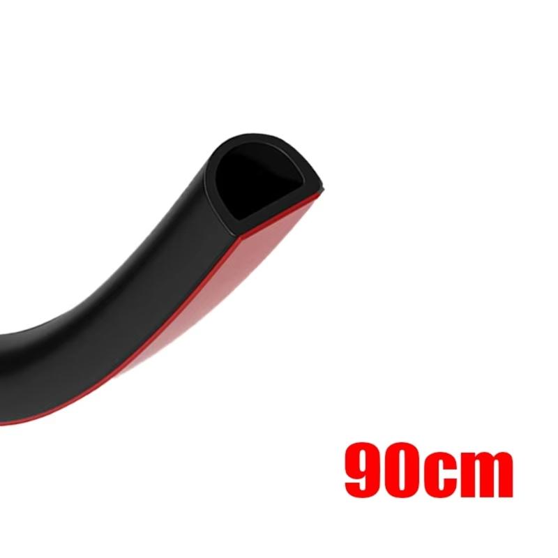 Quick Installation 90cm Rubber Weatherstrip for Car Fuel Tank and Charging Port Waterproof Dustproof Strips Universal Fit