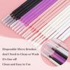 Microbrush Eyelash Makeup Brush Eyelash Extension Accessories Lash Supplies Microbrush for Eyelashes Disposable Eyelash Brushes