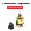 Air Conditioning Blower Switch Car 3 Modes Heater Air Conditioner Knob Switch Automotive Interior Heating Cooling Control