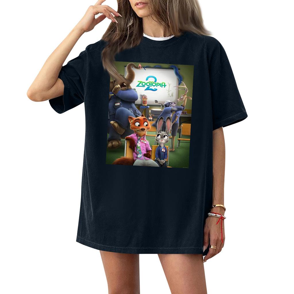 Women's Casual Fashion Round Neck Printed Short Sleeve T-Shirt Top