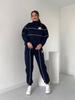 2024 Autumn Color Block Sporty Fashion Loose Set
