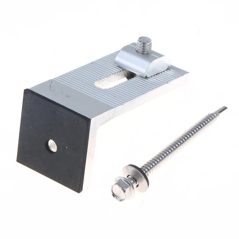 Aluminum Solar Panel Mounting L Bracket Rustproof Corrosion Resistant for RV Boat Off Roof Solar Installation