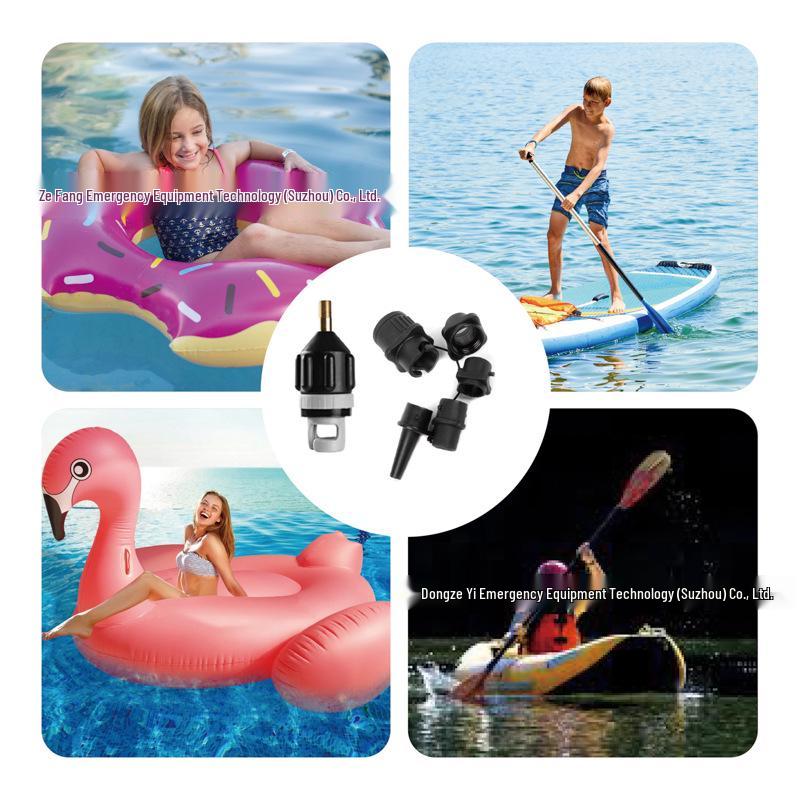 Multifunktionaler Luftventiladapter für SUPs/Kajaks, aufblasbare Boote & Betten