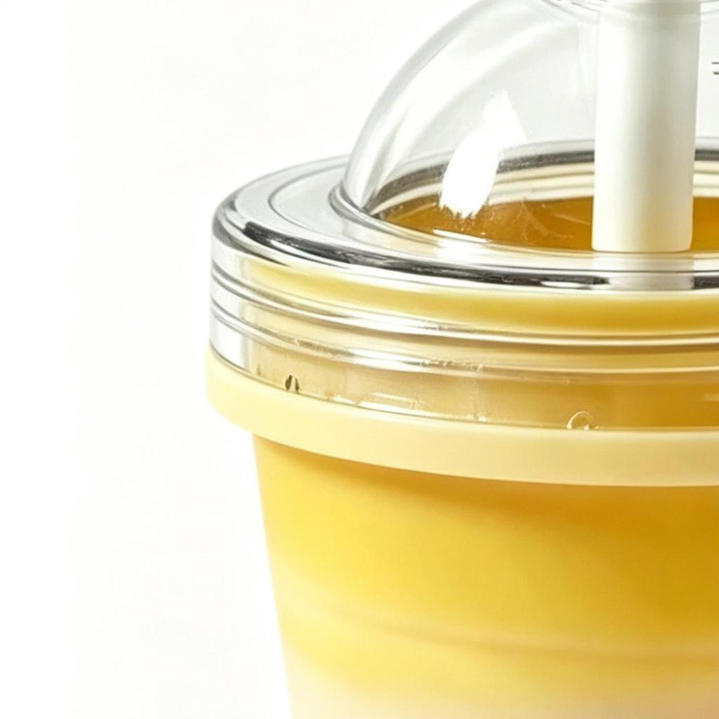 Ice Mold Bottle With Straw Leak-Proof Coffee Drinking Bottle With Lid Ice Sphere Maker Cup For Home Office Dorm Room Travel