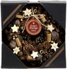 SG Wonder Zone Wreath Diameter 24cm Pinecone Chic Christmas Wreath In a Cosmetic Box Gift Present Decoration Entrance Flower Wreath Interior Gift