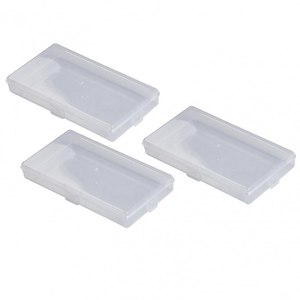Storage Box Rectangle Jewelry Screw Organizer Earrings Necklaces Beads