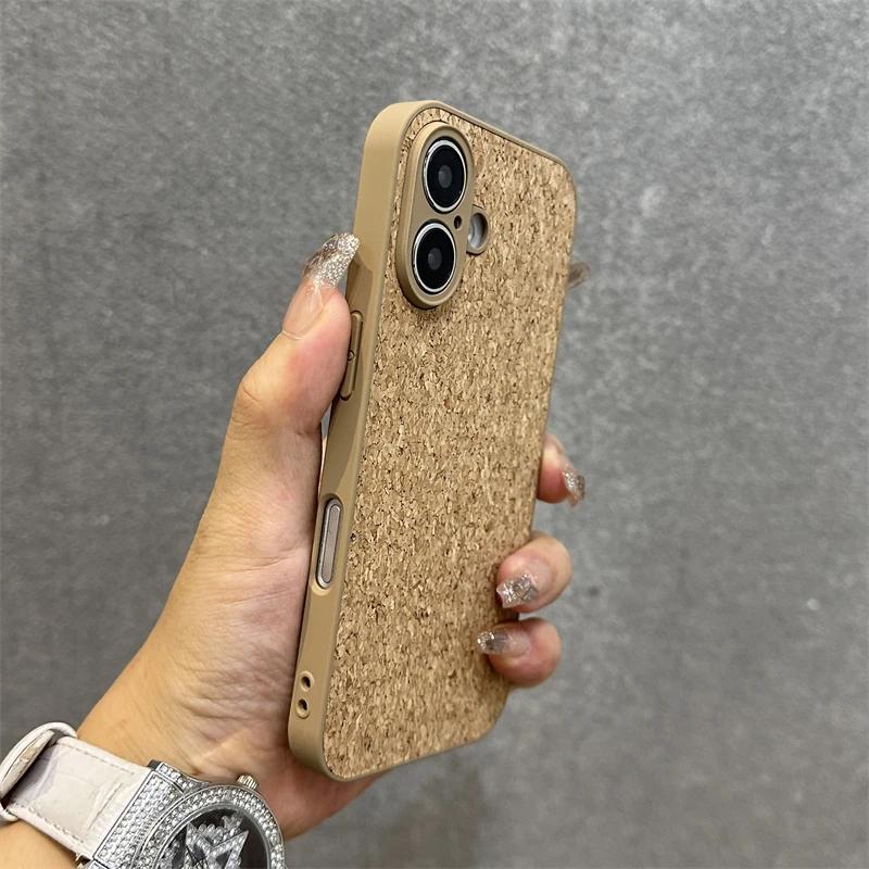 

Retro Genuine wooden pattern heat dissipation phone case for iPhone 16 15 14 13 12 11 Pro Max Plus full shockproof hard cover For iPhone 11 Pro