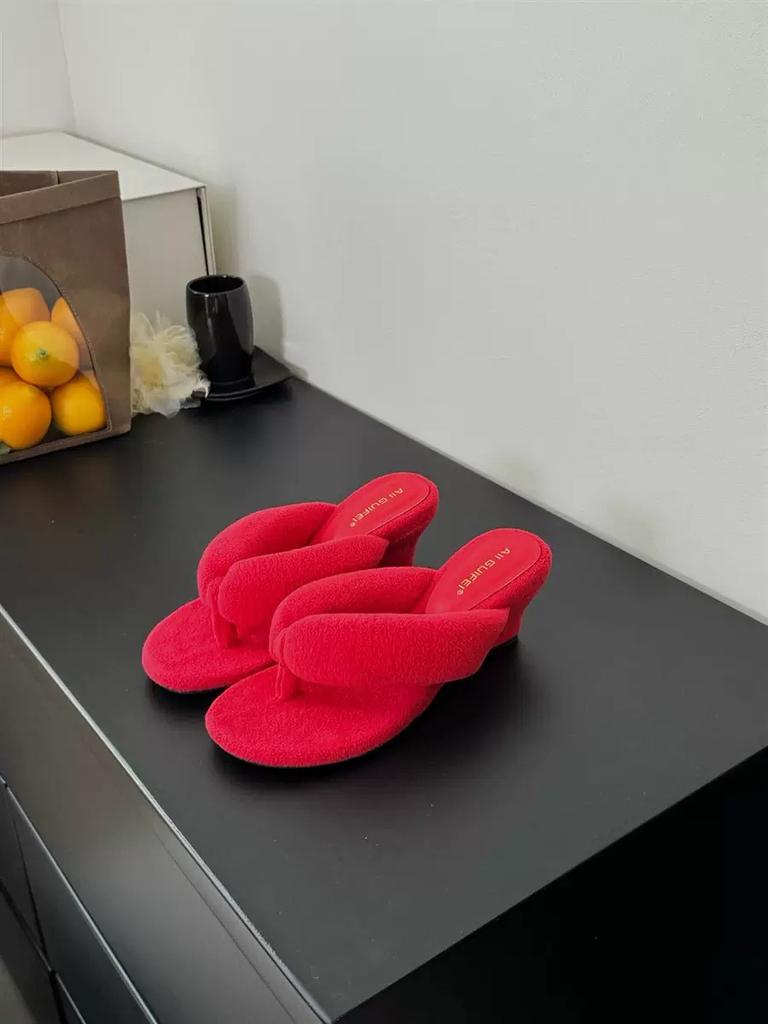 Pantofole da donna con stampa leopardata retrò a punta arrotondata e tacco inclinato, 2025 autunno, brezza serale delicata, infradito casual