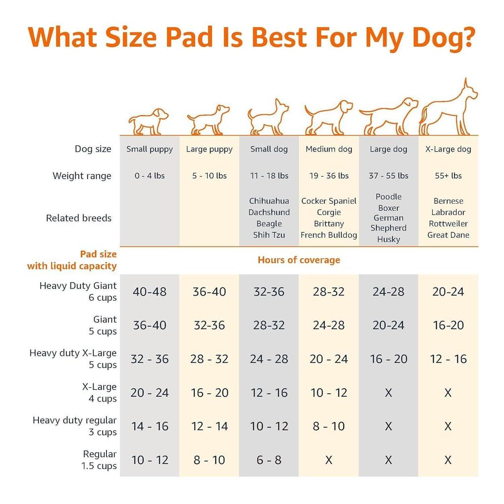 Pet Pee Pads for Potty Training| Standard | Regular 56 X 56cms | 50 Pieces | Leak-Proof Quick Dry Design, 5-Layer Design,