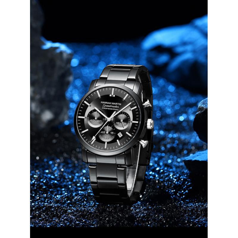 2025 Six-Hand Multi-Function Business Men's Waterproof Calendar Watch Elegant Men's Wristwatch