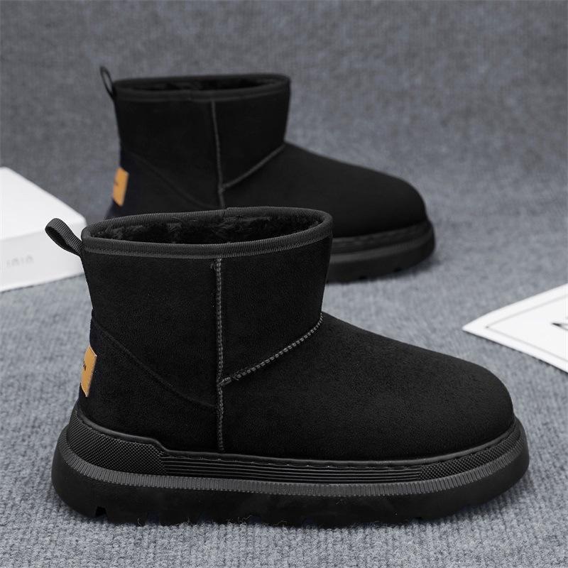 Snow boots winter new thick-soled advanced velvet warm and cold-proof thickened cotton shoes