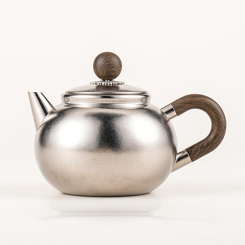 New pure titanium teapot household large-capacity teapot Kung Fu tea set light luxury anti-scalding enterprise business thank you gift