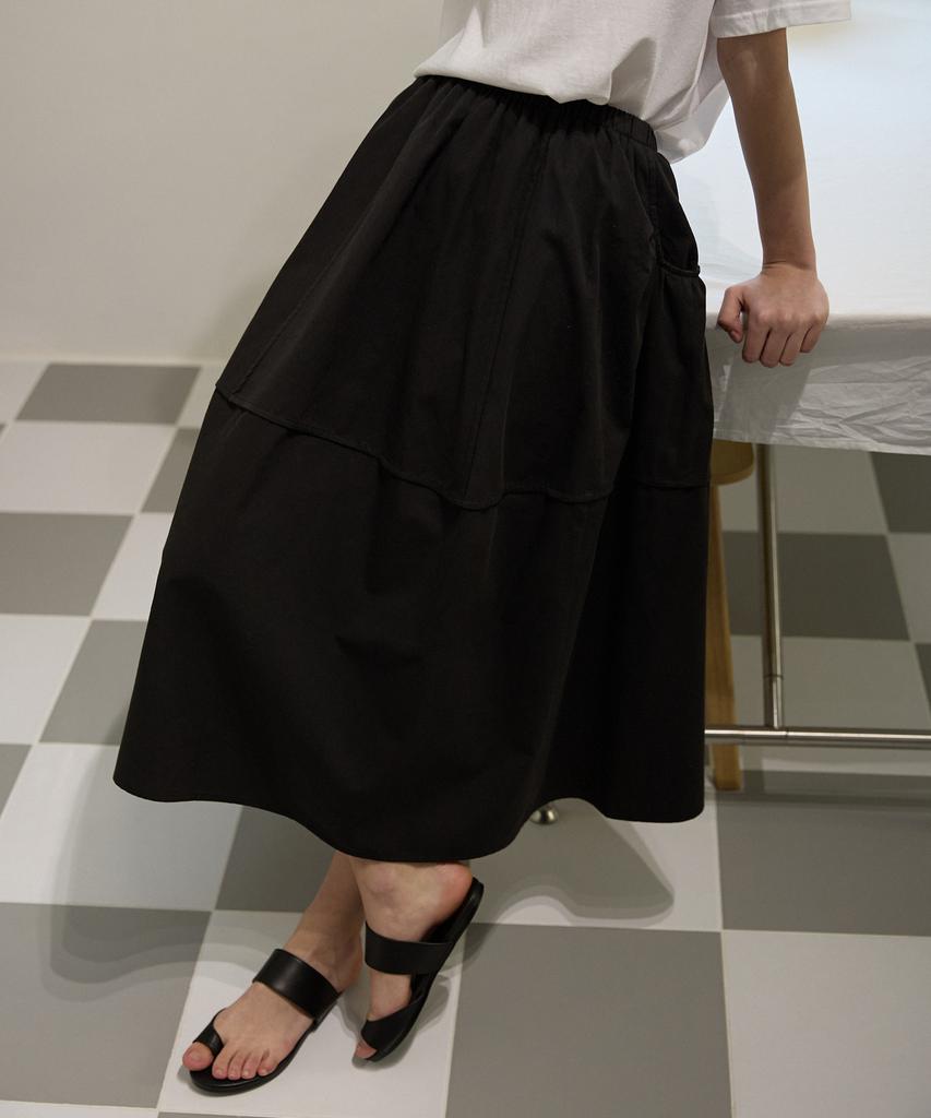 Opeundoeoseutyudio Balloon Rc Skirt Black