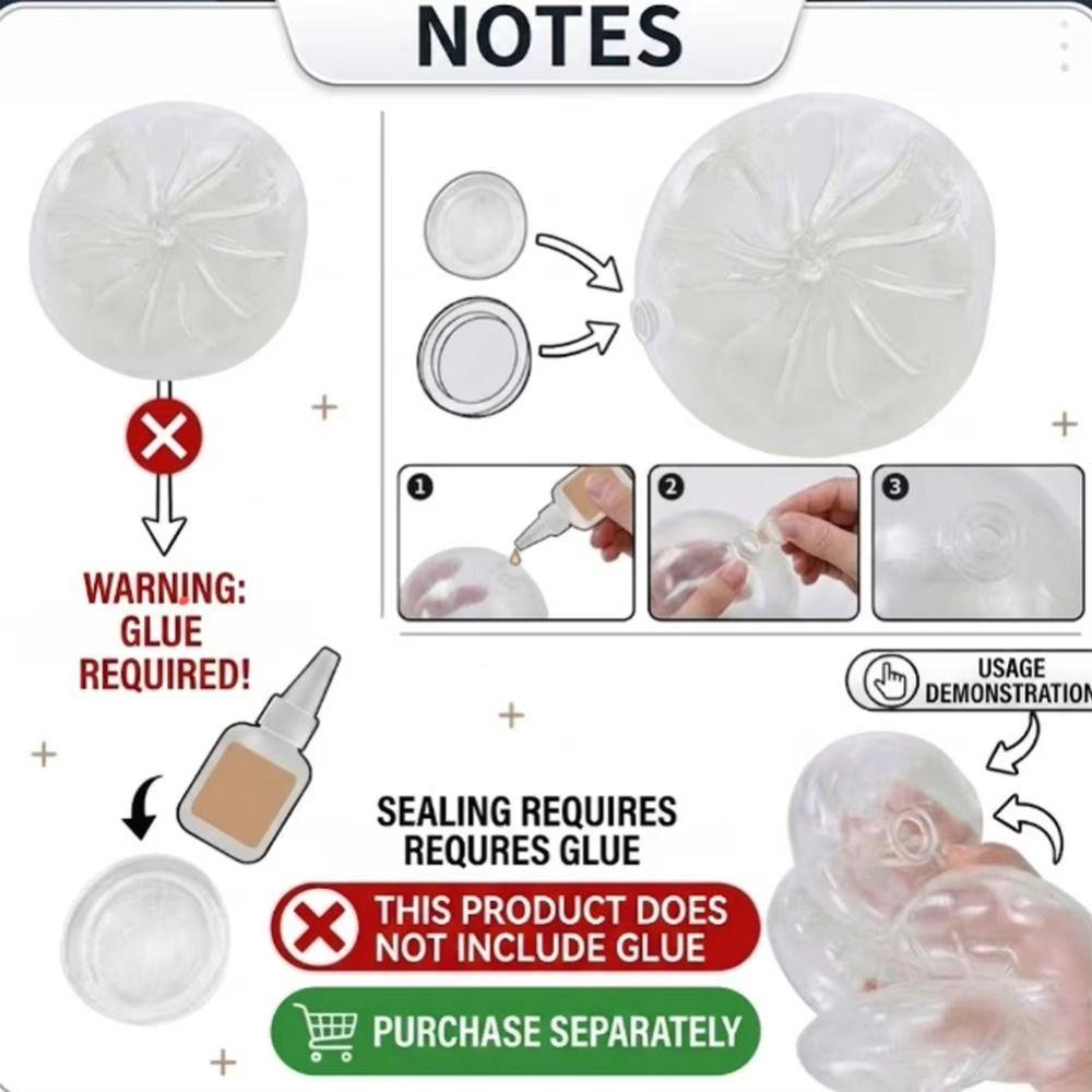 Blank Craft DIY Steamed Bun With Plug DIY Empty Ball Skin Creative Dumpling Squishy Handmade